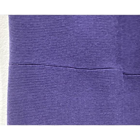 Halston Heritage Aubergine Halter Dress Women’s Size XS Knit Open Back Bodycon - Picture 6 of 9